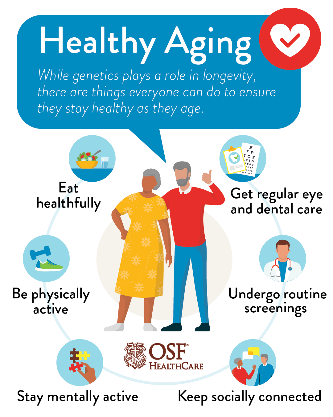 Tips for staying healthy as you age | OSF HealthCare