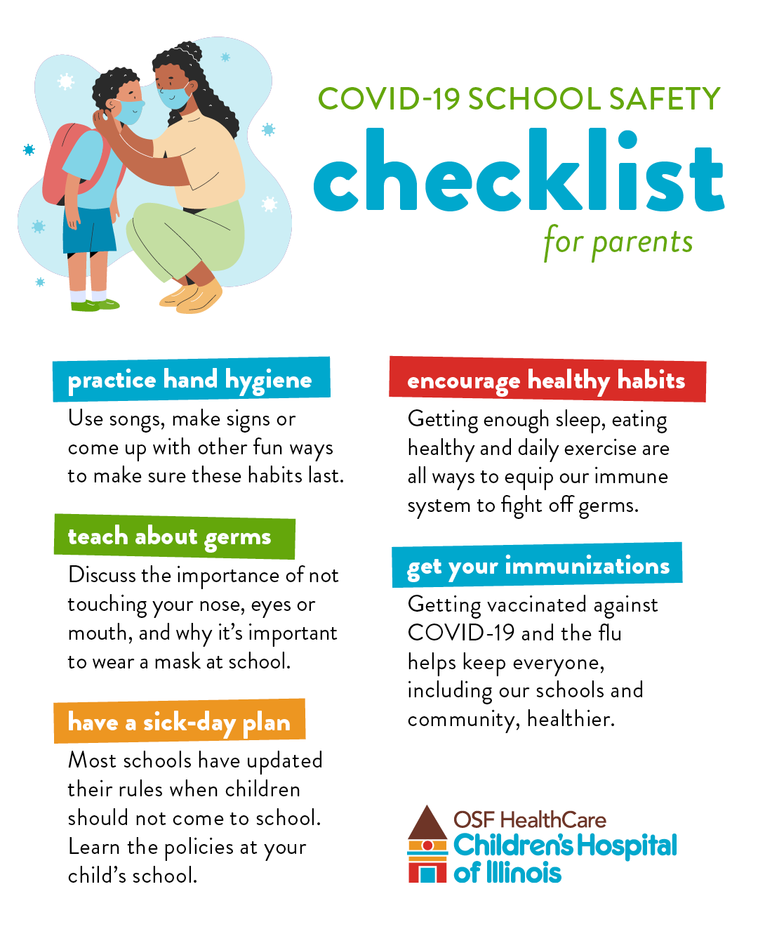 C19 School Safety Checklist 1 22 FIN OSF HealthCare Blog