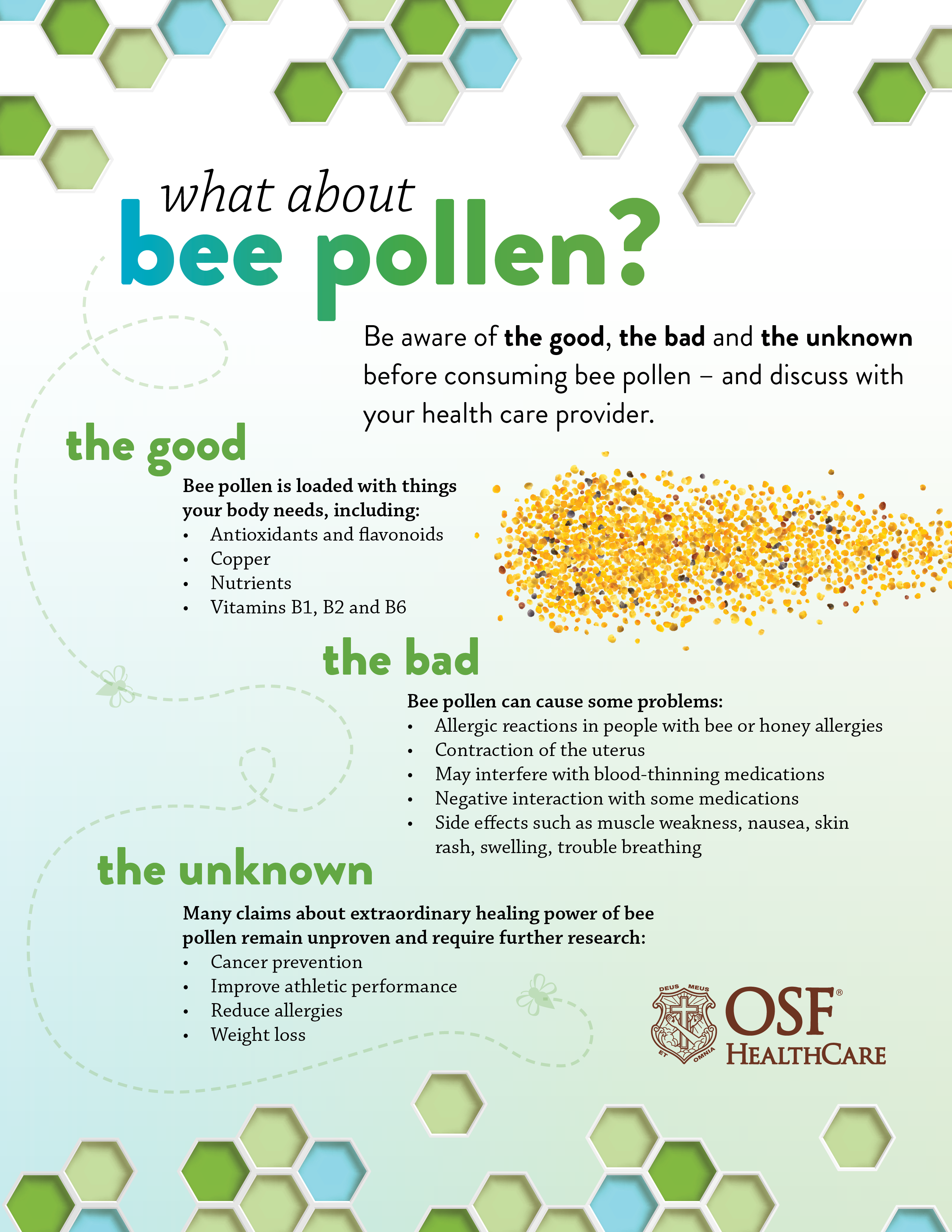 eating bee pollen