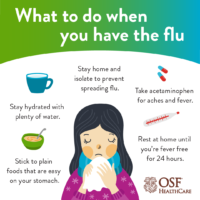 Flu treatment tips for adults | OSF HealthCare