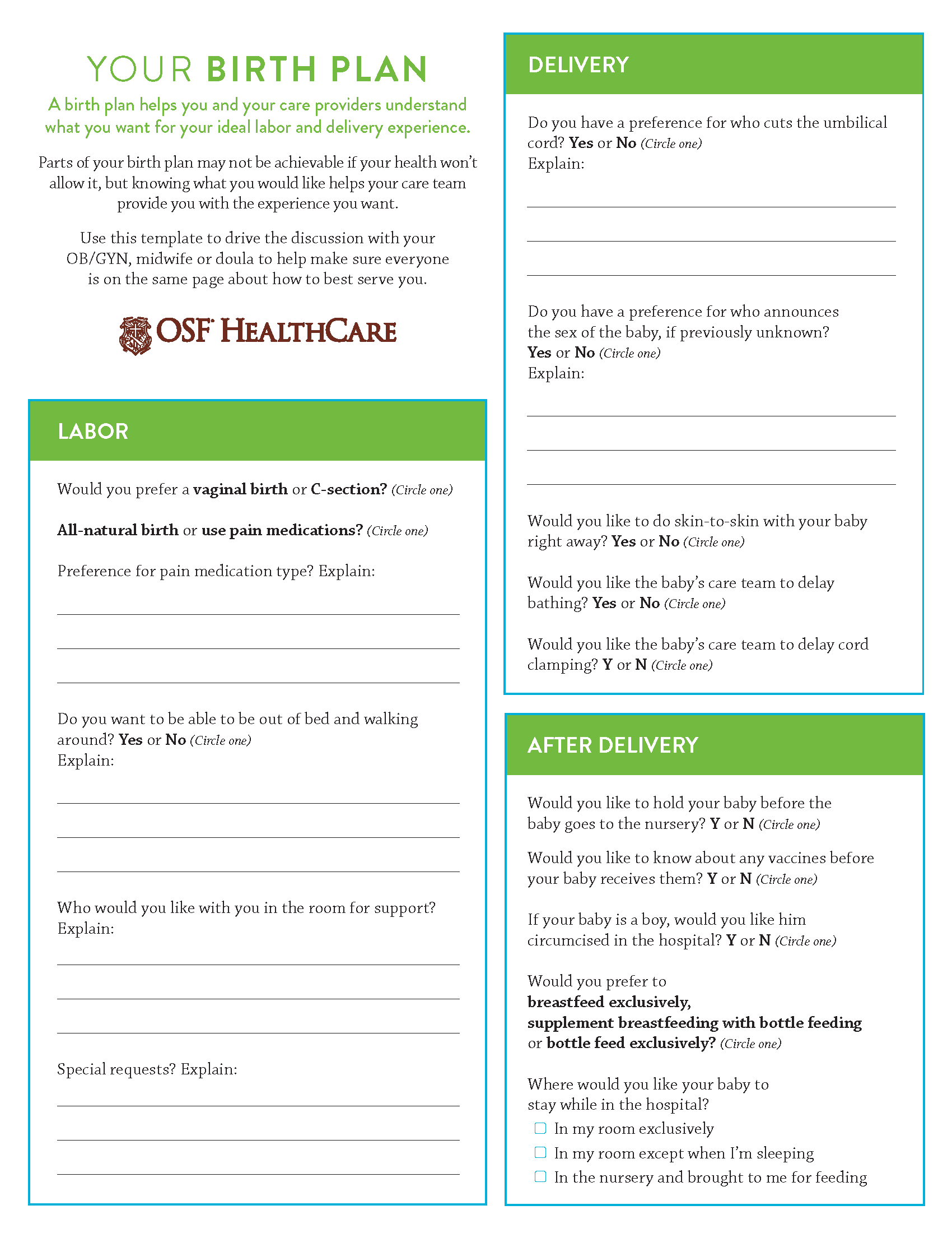 Birthing-Content-Journey_Prenatal_Birth-Plan-Template_8.5x11_FIN | OSF  HealthCare Blog