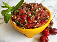 Cherry Gorgonzola Salsa